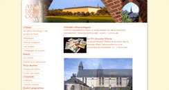 Desktop Screenshot of abbaye-coudre.com