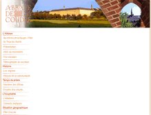 Tablet Screenshot of abbaye-coudre.com